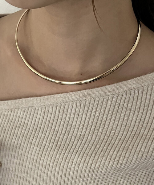 Thevon（ゼボン）の「【heilly/ヘイリー】シンプルチョーカー（ネックレス・レディース・シルバー/ゴールド系その他5/シルバー系その他3/ゴールド・FREE）」の3枚目の写真