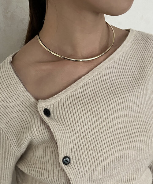 Thevon（ゼボン）の「【heilly/ヘイリー】シンプルチョーカー（ネックレス・レディース・シルバー/ゴールド系その他5/シルバー系その他3/ゴールド・FREE）」の9枚目の写真