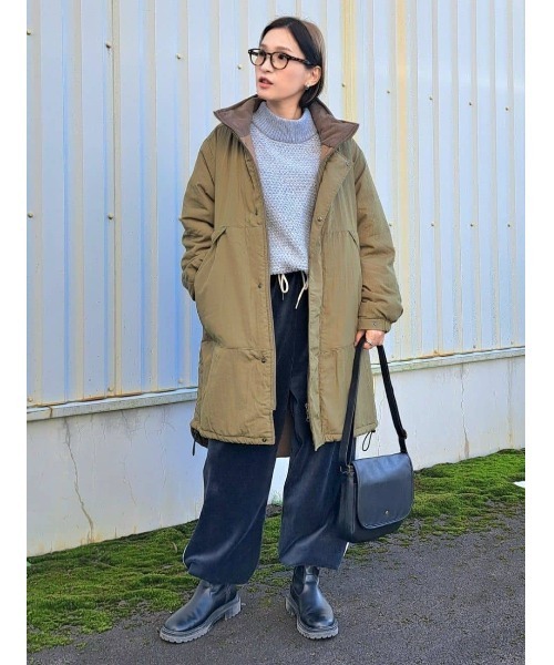 Right-on（ライトオン）の「Other(ソノタ)【レディース】地柄モールモックネックニット（ニット/セーター・レディース・ブルー/オレンジ・M/L/XL）」の18枚目の写真