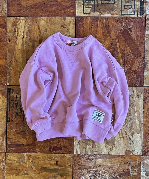 MARKEY'S（マーキーズ）の「【LSP WOW!】無地裏毛トレーナー/カラバリ20色（スウェット・キッズ・ライトピンク/レッド/グリーン/キャメル/ネイビー/チャコール/ブラウン/ブラック/モカ/パープル/ラベンダー/ミント/イエロー/オレンジ/サンドベージュ/ブルー/グレー/オフホワイト/ライトブルー/カーキ・100/90/80/110/130/120）」の15枚目の写真