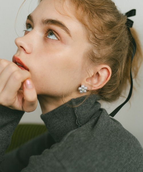 ECREL(エクレール)の「Pearl Flower Pierce(ピアス(両耳用)・レディース・その他・FREE)」の3枚目の写真