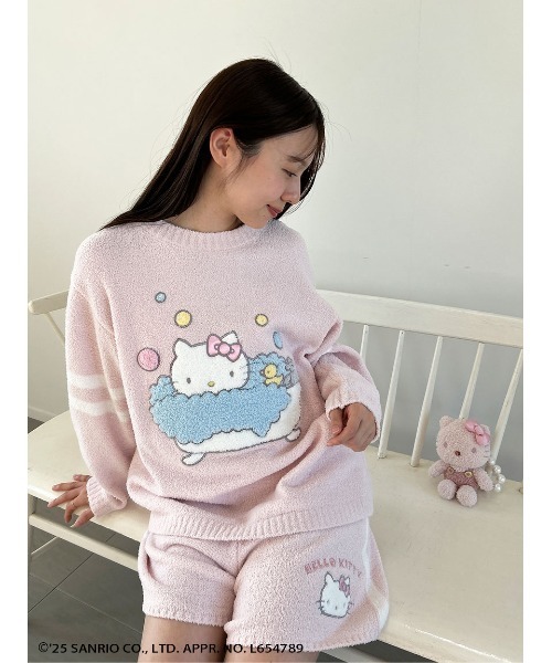 WEB限定カラーあり】【HELLO KITTY】ニットプルオーバー（ルーム