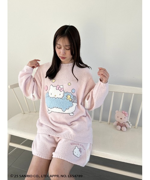 SNIDEL HOME×HELLO KITTY　ニットプルオーバー WEB限定カラーあり】【HELLO KITTY】ニットプルオーバー（ルーム