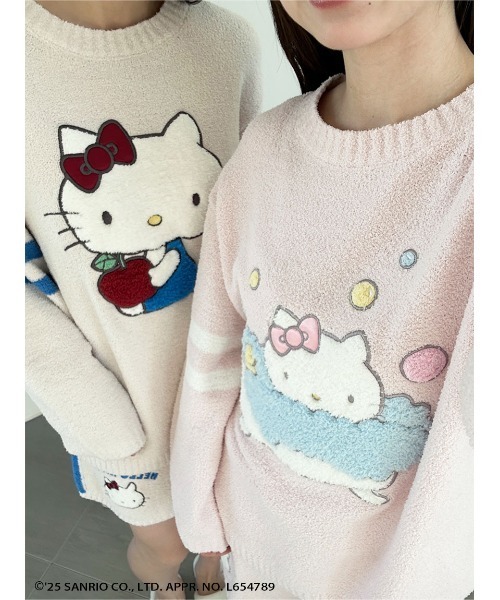 WEB限定カラーあり】【HELLO KITTY】ニットプルオーバー（ルーム