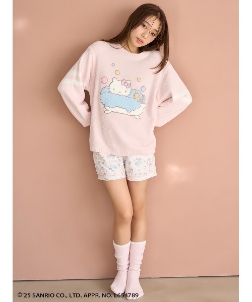 スナイデルホームSNIDEL ハローキティ　ニットプルオーバー WEB限定カラーあり】【HELLO KITTY】ニットプルオーバー（ルーム