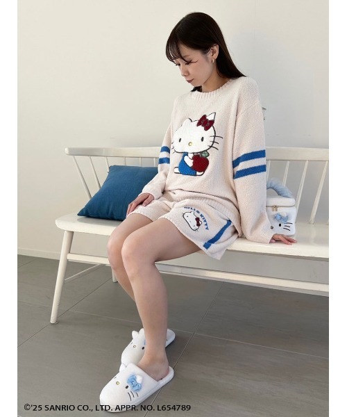 スナイデルホーム HELLO KITTY ニットプルオーバー ショートパンツ WEB限定カラーあり】【HELLO KITTY】ニットプルオーバー（ルーム
