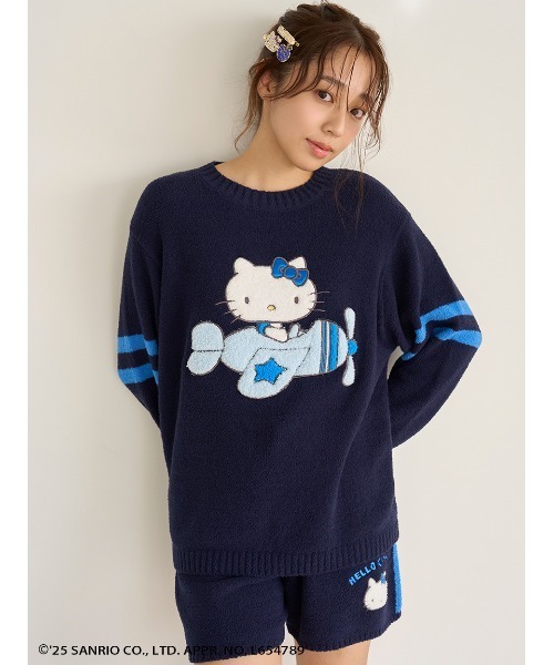 WEB限定カラーあり】【HELLO KITTY】ニットプルオーバー（ルーム