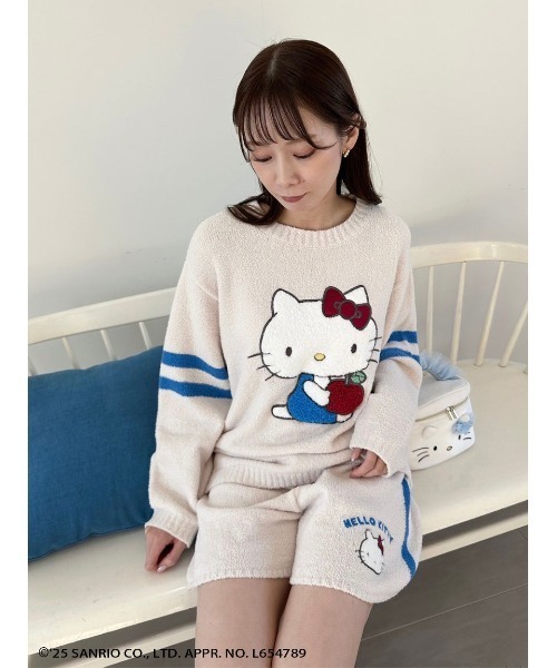 SNIDEL HOME×HELLO KITTY　ニットプルオーバー WEB限定カラーあり】【HELLO KITTY】ニットプルオーバー（ルーム