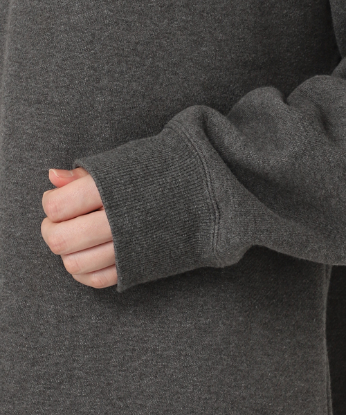 ハーフジップスウェットドレス（ワンピース）｜EVERYDAY I LIKE