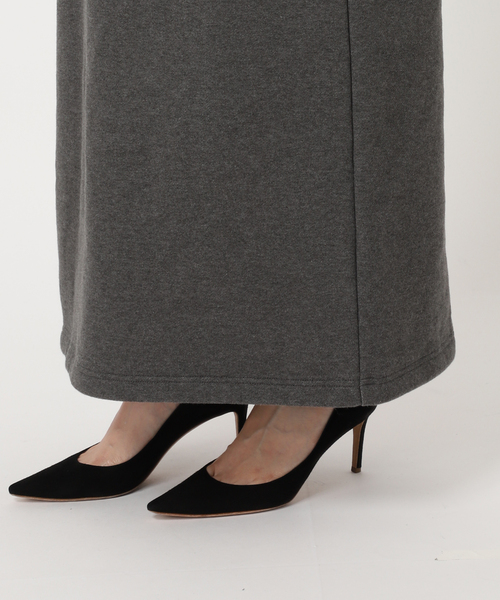 ハーフジップスウェットドレス（ワンピース）｜EVERYDAY I LIKE