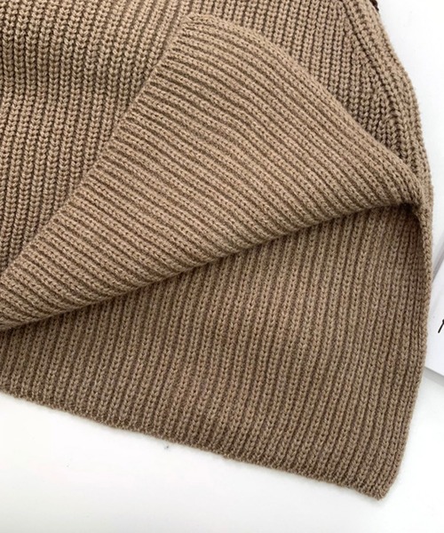 paravion(パラビオン)の「ニットマフラー(マフラー・レディース・グレー/ブラック/ホワイト/ブラウン・FREE)」の14枚目の写真