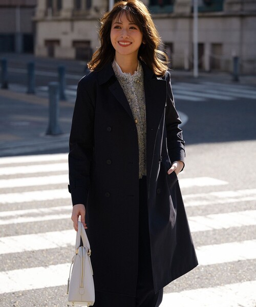 エアータンブラー TCギャバジン ロング トレンチコート（トレンチ