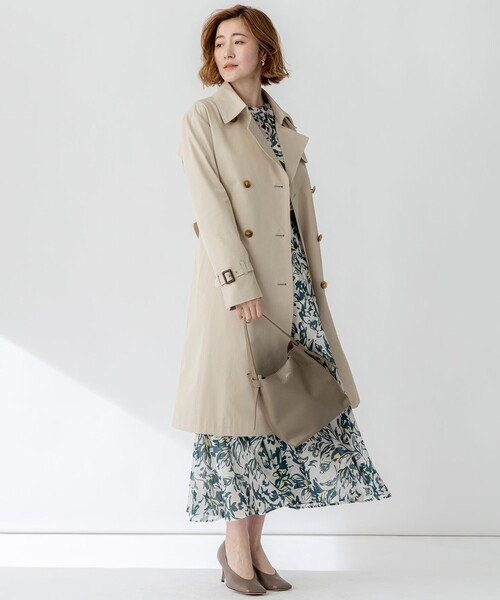 エアータンブラー TCギャバジン ロング トレンチコート（トレンチ