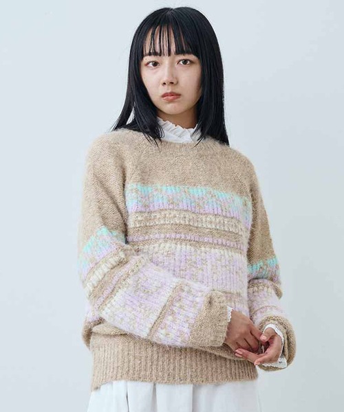 ＭＥＤＥ１９Ｆ ノスタルジックな裏遣いニット（ニット/セーター）｜MEDE19F（メデジュウキュウ）