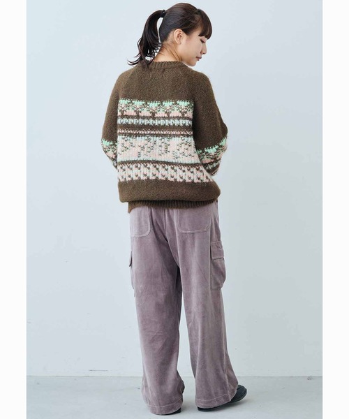 MEDE19F(メデジュウキュウ)の「MEDE19F ノスタルジックな裏遣いニット(ニット/セーター・レディース・ブラウン系その他/ベージュ系その他・M/L/LL/3L)」の16枚目の写真