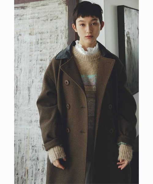 MEDE19F(メデジュウキュウ)の「MEDE19F ノスタルジックな裏遣いニット(ニット/セーター・レディース・ブラウン系その他/ベージュ系その他・M/L/LL/3L)」の6枚目の写真