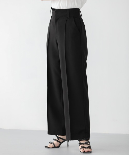 フィットモアウエストフリルワイドパンツ PSサイズ ZOZO限定商品】ウエストフリルワイドパンツ（その他パンツ