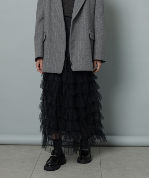 CADUNE（カデュネ）の「チュールティアードスカート（スカート）」 - WEAR