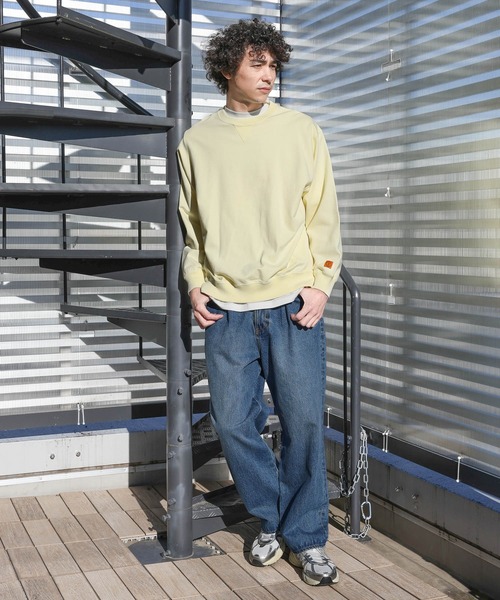 BAYFLOW（ベイフロー）の「[セットでお得!]ピグメントレイヤードプルオーバー（Tシャツ/カットソー・メンズ・スカイブルー/チャコール/イエロー/ピンク・LARGE/MEDIUM）」の9枚目の写真