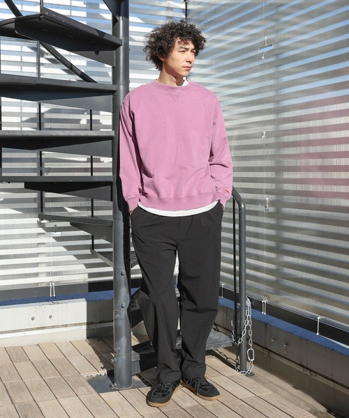 BAYFLOW（ベイフロー）の「[セットでお得!]ピグメントレイヤードプルオーバー（Tシャツ/カットソー・メンズ・スカイブルー/チャコール/イエロー/ピンク・LARGE/MEDIUM）」の7枚目の写真