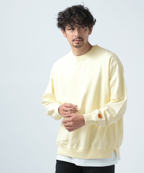 BAYFLOW（ベイフロー）の「[セットでお得!]ピグメントレイヤードプルオーバー（Tシャツ/カットソー・メンズ・スカイブルー/チャコール/イエロー/ピンク・LARGE/MEDIUM）」の11枚目の写真