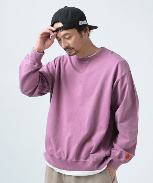 BAYFLOW（ベイフロー）の「[セットでお得!]ピグメントレイヤードプルオーバー（Tシャツ/カットソー・メンズ・スカイブルー/チャコール/イエロー/ピンク・LARGE/MEDIUM）」の8枚目の写真