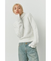 ALEXIA STAM | Hooded Knit Top /ふわふわフードトップス(ニット/セーター)