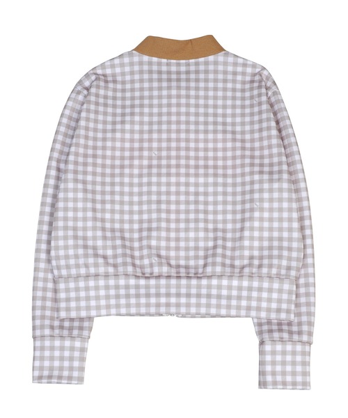 MILK（ミルク）の「ギンガム Girl ジップアップ トップス（ブルゾン・レディース・B/C/A・FREE）」の5枚目の写真