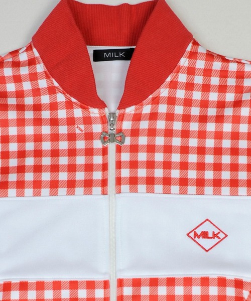 MILK（ミルク）の「ギンガム Girl ジップアップ トップス（ブルゾン・レディース・B/C/A・FREE）」の13枚目の写真