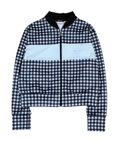 MILK（ミルク）の「ギンガム Girl ジップアップ トップス（ブルゾン・レディース・B/C/A・FREE）」の8枚目の写真