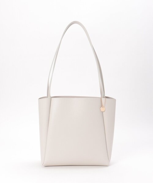 LBC(エルビーシー)の「合皮ミドルトートバッグ(トートバッグ・レディース・ベージュ/ライトグレー/ブラック/グレイッシュベージュ・FREE)」の15枚目の写真