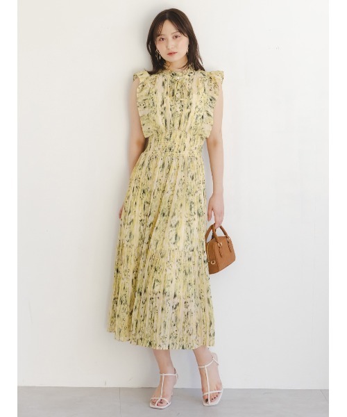 Sustainable20周年プリントワンピース　SNIDEL スナイデル Sustainable20周年プリントワンピース(マキシ・ロングワンピース