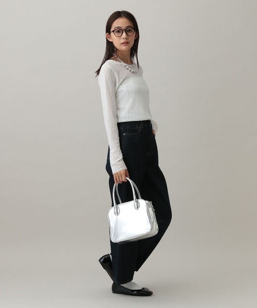 GLOBAL WORK（グローバルワーク）の「MATINEE LINE/レースシアー長袖T