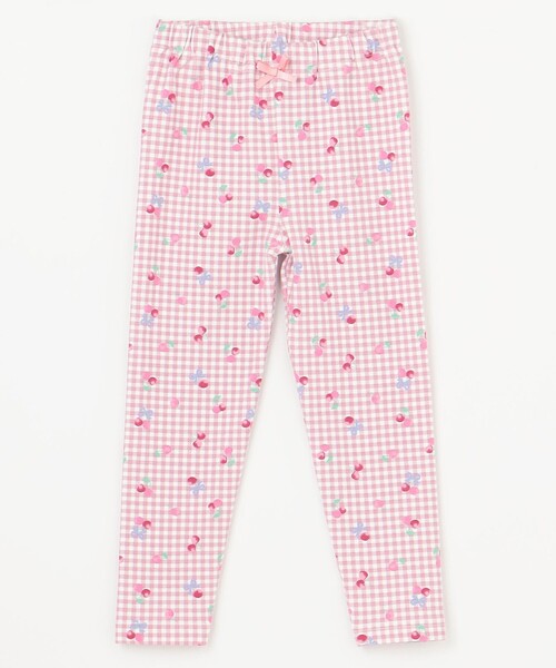 ANY（エニィ）の「総柄フルレングスレギンス（レギンス/スパッツ・キッズ・ブラック系3/アイボリー系5/サックスブルー系5/ピンク系3・90/100/110/120/130）」の21枚目の写真