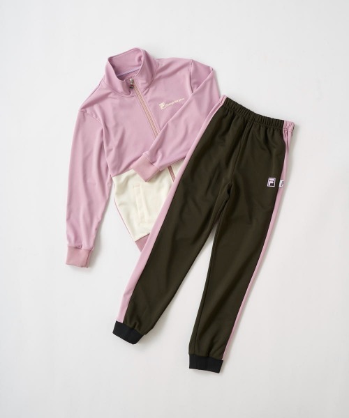 切り替えデザインジャージ上下セット（ジャージ）｜FILA（フィラ