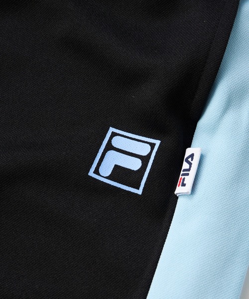 FILA（フィラ）の「切り替えデザインジャージ上下セット（ジャージ・キッズ・ラベンダー/サックスブルー・120/130/140/150/160）」の16枚目の写真