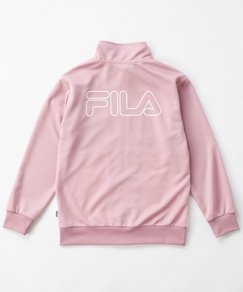 FILA（フィラ）の「切り替えデザインジャージ上下セット（ジャージ・キッズ・ラベンダー/サックスブルー・120/130/140/150/160）」の20枚目の写真