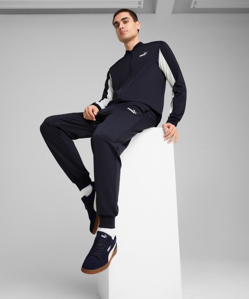 PUMA（プーマ）の「PUMA プーマ メンズ ポリ ベースボール スーツ 上下セット（ジャージ・メンズ・ブラック/ネイビー・LARGE/MEDIUM/XX-LARGE/X-LARGE/SMALL）」の2枚目の写真