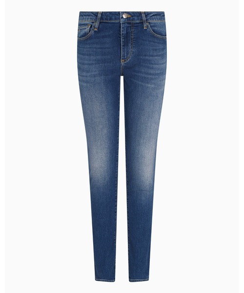 ARMANI EXCHANGE（アルマーニエクスチェンジ）の「【A|X アルマーニ エクスチェンジ】ミッドブルーデニムパンツ_J01 SUPER SKINNY（デニムパンツ・レディース・ブルー・24inch/25inch/26inch/27inch/28inch）」の5枚目の写真