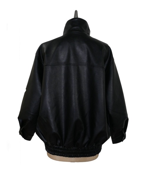 My shawty（ﾏｲｼｬｳﾃｨｰ）の「f/leather stand over blouson（ブルゾン・レディース・ダークブラウン/ブラック・FREE）」の14枚目の写真