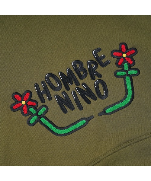 Hombre Nino（オンブレニーニョ）の「Hombre Nino PULLOVER HOODIE (BALLOON) HN0251-CT0001（パーカー・メンズ・オリーブ/グレー・LARGE/X-LARGE/MEDIUM）」の7枚目の写真