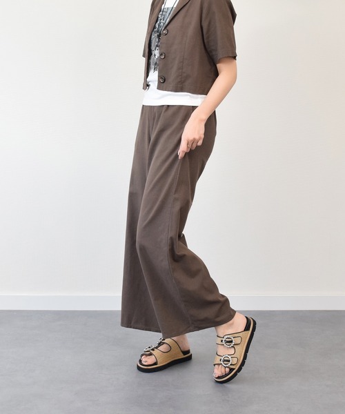 Luca Grossi（ルーカグロッシ）の「【Luca Grossi】フットベッドビジューバックルサンダル(L52108)（サンダル・レディース・ブラック系その他/ベージュ系その他・35/36/37/38/39）」の8枚目の写真