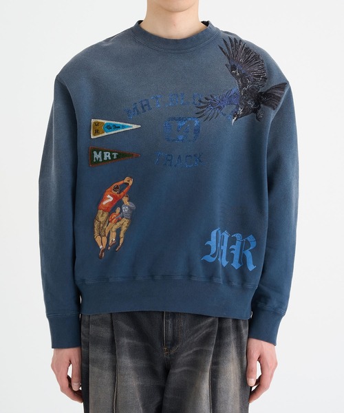 コッキ ☆ スウェット KHOKI / コッキ】 Vintage-effect sweatshirt（スウェット