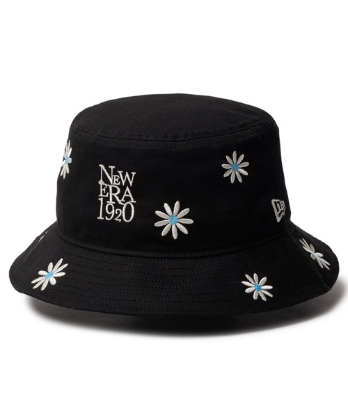 NEW ERA（ニューエラ）の「NEW ERA/ニューエラ ハット バケット01 Flower Embroidery NEW ERA 1920 ネイビー/ブラック 14388519/14388520（ハット・メンズ・ブラック/ライトインディゴブルー・LXL/ML）」の2枚目の写真