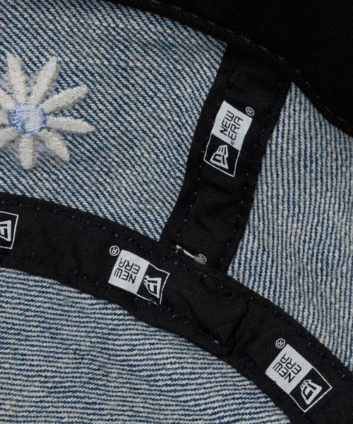 NEW ERA（ニューエラ）の「NEW ERA/ニューエラ ハット バケット01 Flower Embroidery NEW ERA 1920 ネイビー/ブラック 14388519/14388520（ハット・メンズ・ブラック/ライトインディゴブルー・LXL/ML）」の6枚目の写真