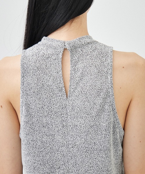 トップス UNOF PLEATS TANK TOP AKANE UTSUNOMIYA/アカネウツノミヤ】SAO-FCT42-2005(ジャガード