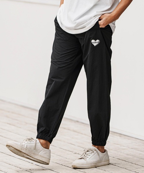 felkod(フィルコッド)の「mp13322- Cotton Nylon Track Pants トラックパンツ(その他パンツ・メンズ・ブラック/ダークオリーブ・XL/L/M/S)」の1枚目の写真