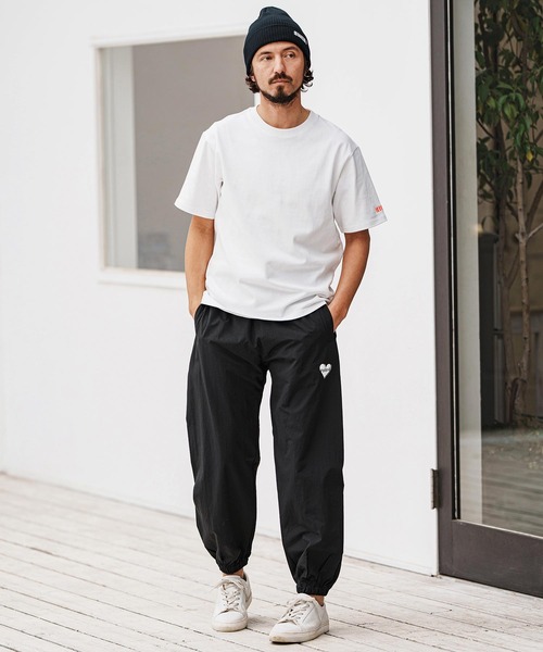 felkod(フィルコッド)の「mp13322- Cotton Nylon Track Pants トラックパンツ(その他パンツ・メンズ・ブラック/ダークオリーブ・XL/L/M/S)」の13枚目の写真