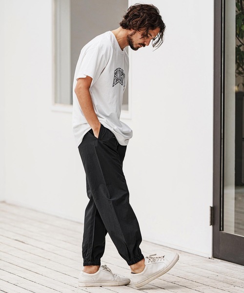 felkod(フィルコッド)の「mp13322- Cotton Nylon Track Pants トラックパンツ(その他パンツ・メンズ・ブラック/ダークオリーブ・XL/L/M/S)」の15枚目の写真