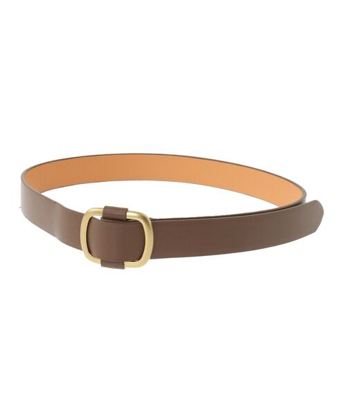 Green　Parks（グリーンパークス）の「ETS.ピンレス太ベルト（ベルト・レディース・ブラウン/ブラック・FREE）」の2枚目の写真